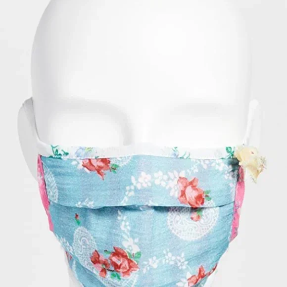 Loveshack Fancy Mask - Blue Bamba Multi - Never Worn - Picture 3 of 4